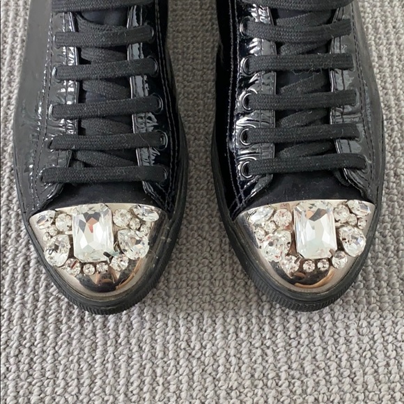 MIU MIU black patent sneakers - Picture 2 of 2